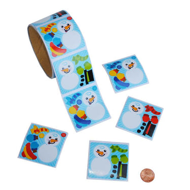 Make-a-Snowman Sticker Roll
